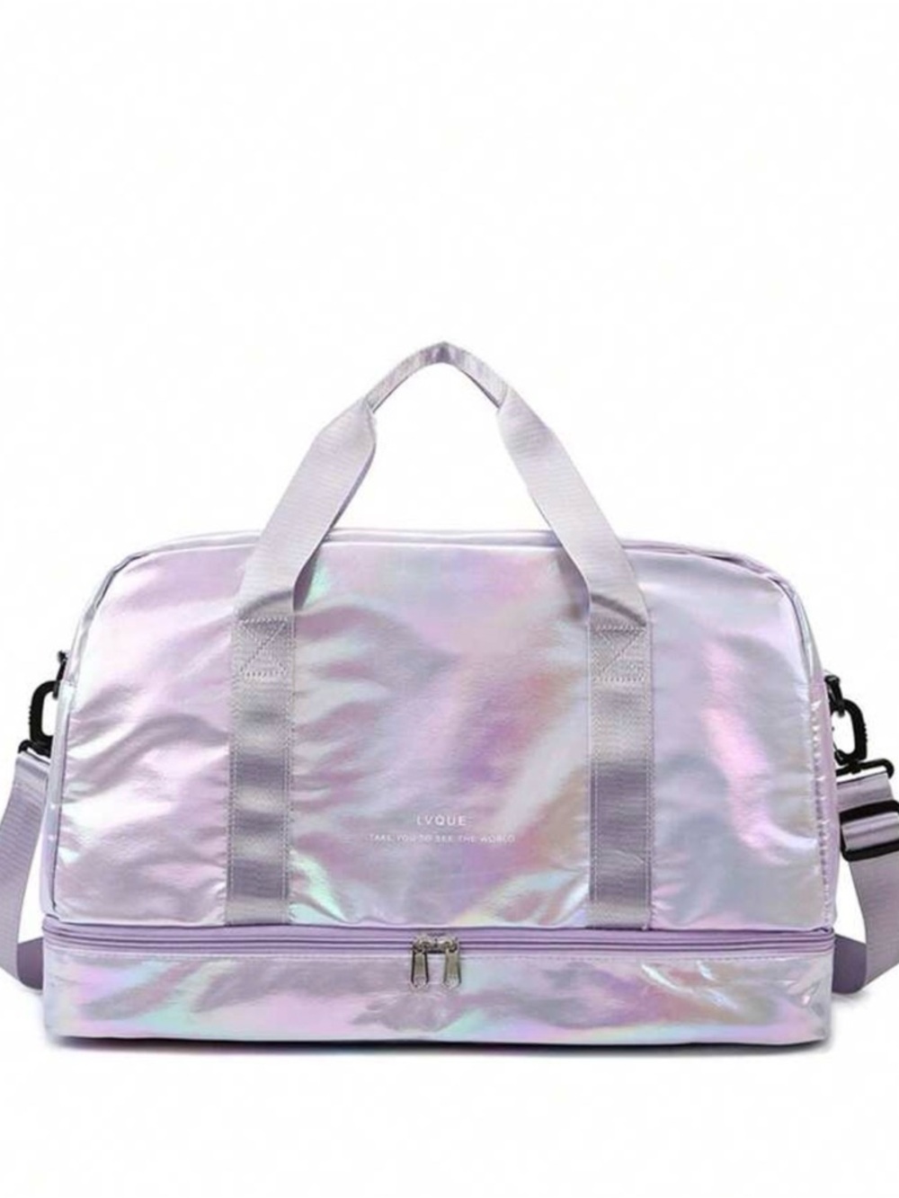 Vogue Iridescent Lavender Travel Duffel Bag